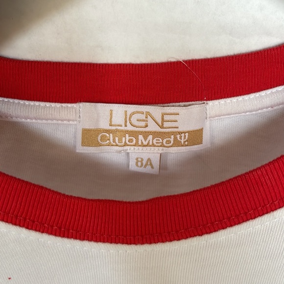 Club Med Boys Ski Club Number 45 Long-sleeve t-shirt Size 8 - Picture 3 of 6